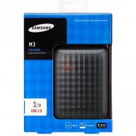 Disco externo Samsung M3 1TB  USB 3.0 Negro